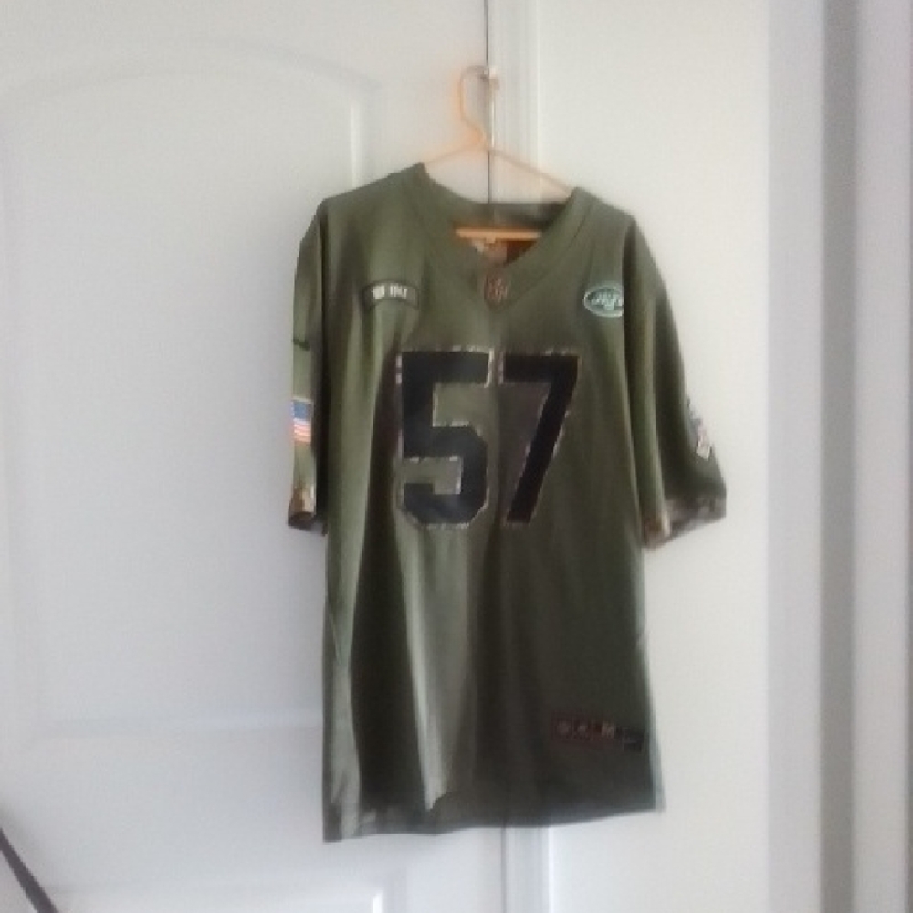 NY Jets Army Jersey # 57 Mosley